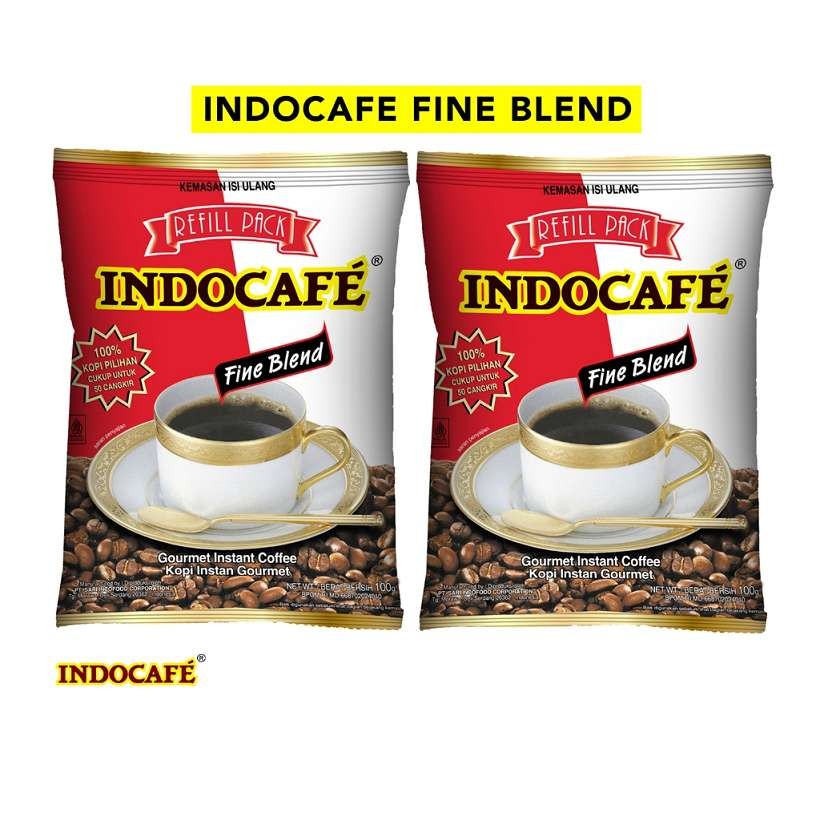 

GRATIS ONGKIR - INDOCAFE FINE BLEND REFILL 100GR
