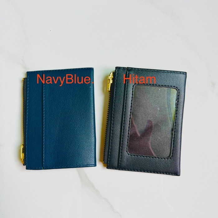 

[New Collection] Access Card Key Chain id Card Holder Dompet Kunci Kartu E-Money Holder - Navy Blue