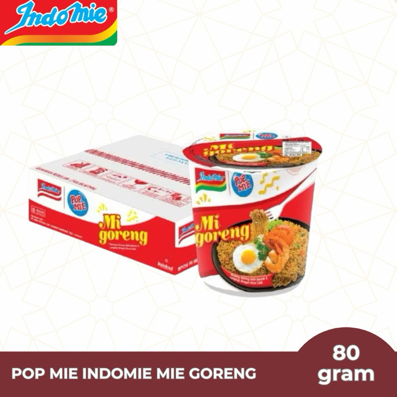 

[1 dus isi 12 pcs]Pop Mie Goreng Rasa Indomie Goreng