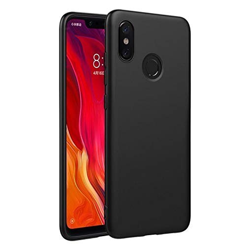 Case Xiaomi Mi8 Mi 8 Slim Matte Case Premium Soft Black Doff #SWDSLD