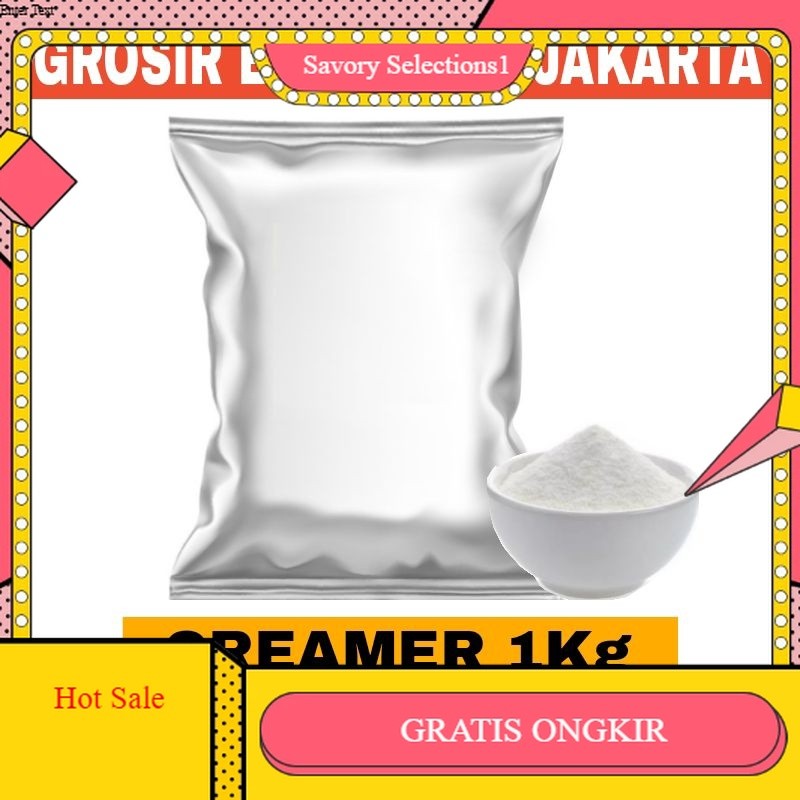 

【SAVORY】DISKON!! Creamer Non Diary 1 Kg Terlaris Bubuk Minuman Usaha Es Pinggir Jalan Powder Drink Krimer