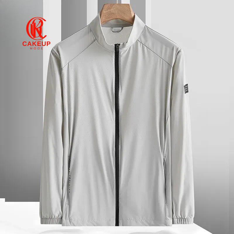 Aegis Jaket Anti UV Pakaian Olahraga Pria/Cowok Bahan Nyaman Distro
