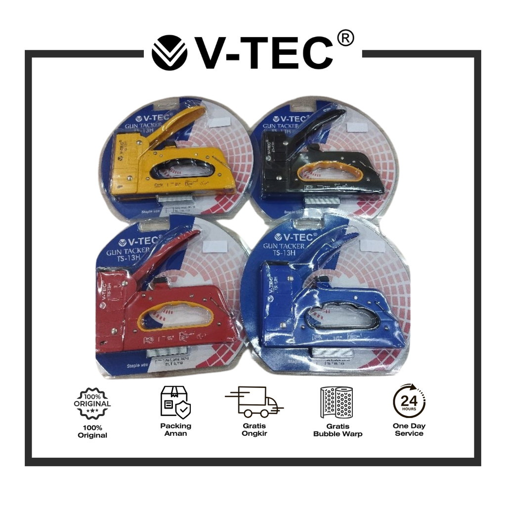 

V-TEC STAPLER TEMBAK/ PEREKAT GUN TACKER TS 13H PCS