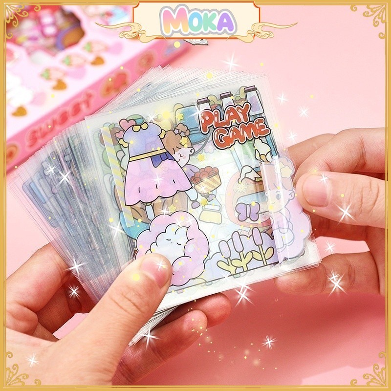 

MOKA 1 Set 50 Lembar Sticker Aesthetic Diy / Sticker Lucu Imut MKA208