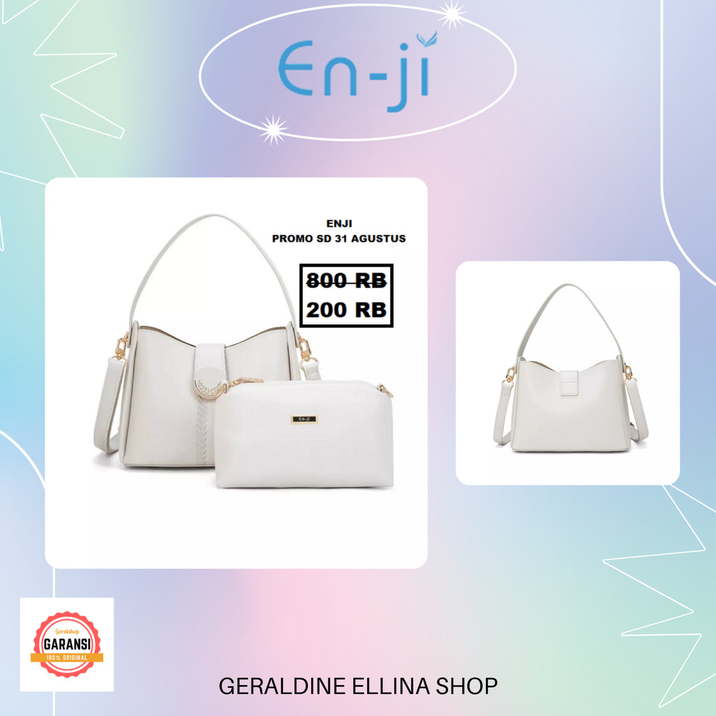 Tas ENJI Wanita  ORIGINAL SALE satchel bag seri NARUM