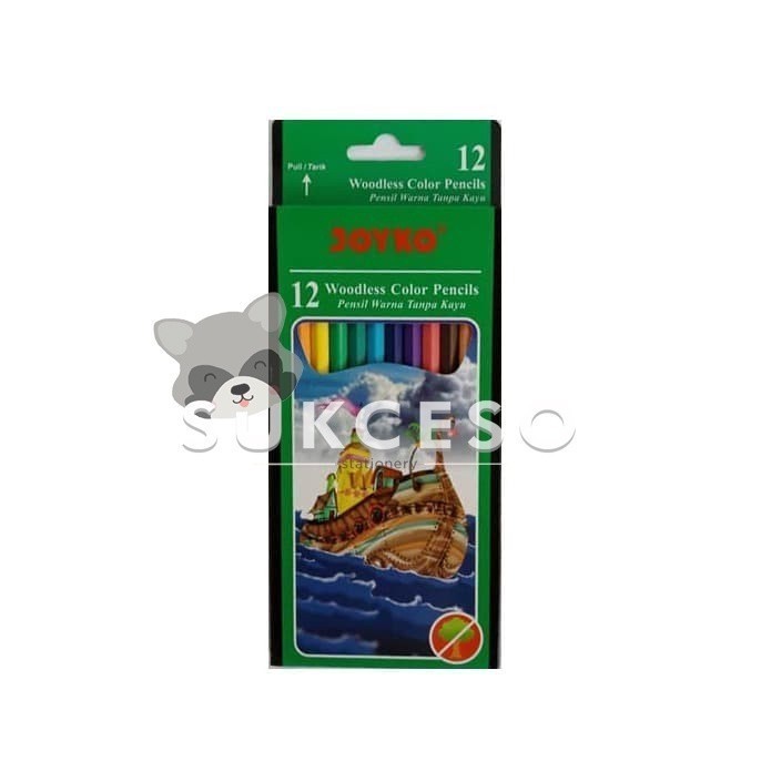 

Joyko Pensil Warna CP 103 (Tanpa Kayu) Murah Berkualitas