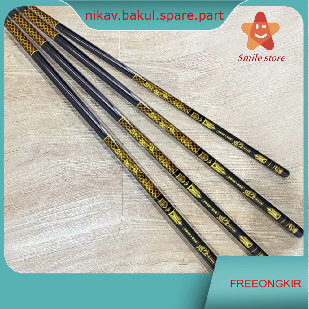 Joran Tegek Batik 270-540 Carbon Medium hard/Joran Pancing Portabel Teleskopik Joran Pancing Joran T