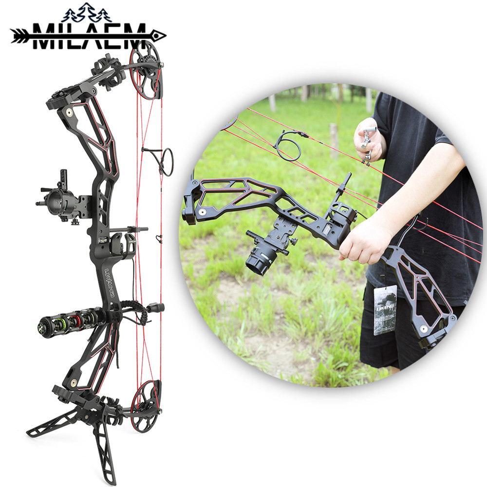 1set Archery Compound Bow 30-70lbs 320FPS Aluminum Alloy Right Hand Adjustable Pulley Bow Outdoor Sh