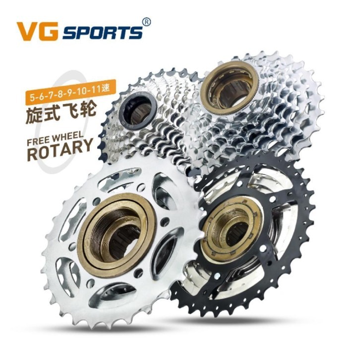 Sprocket Sproket freewheel Drat Ulir Chrome - 8 9 19 Speed VGsport