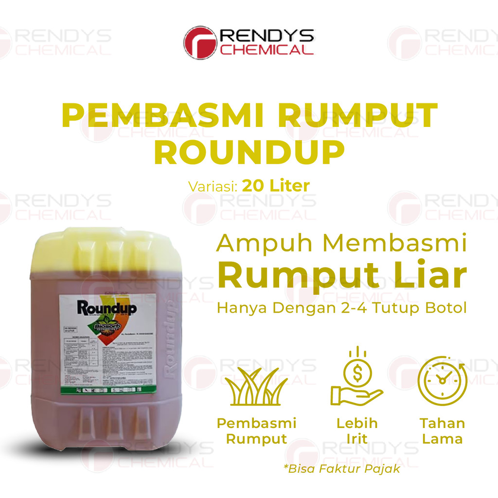 RoundUp 20 Liter - Obat Pembasmi Rumput Round Up