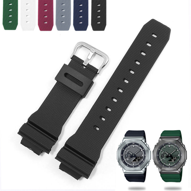 Watch Band For Casio G-Shock GM-2100 GM-S2100 GA-2100 GM-5600/GA5600 silicone watch strap men's spor