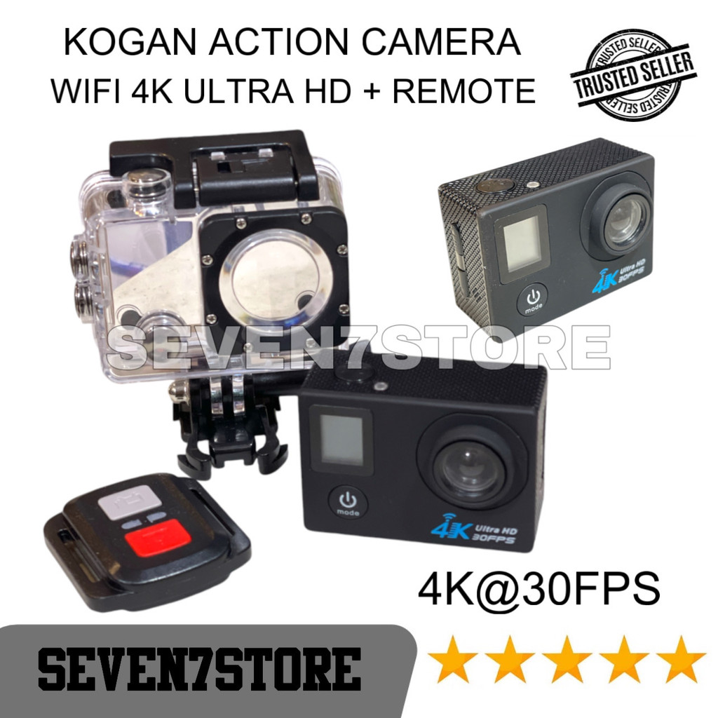 Kamera Sport Cam Ultra HD 1080 KOGAN 4K 30FPS Wifi Action Camera Go pro Kogan Remote Dan Layar depan