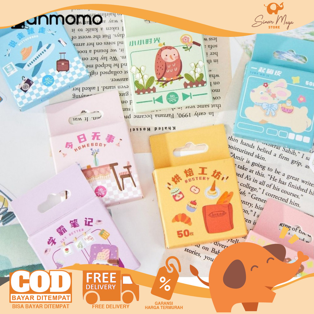 

Happy Life Sticker Set Isi 50 Pcs - Stiker Kertas Lucu Murah Berkualitas
