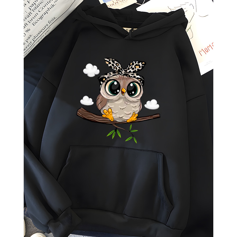 BLT Hoodie Burung Hantu Lucu Tebal Premium Ukuran M-5XL Korean Stayle Pria Wanita Terbaru Kece