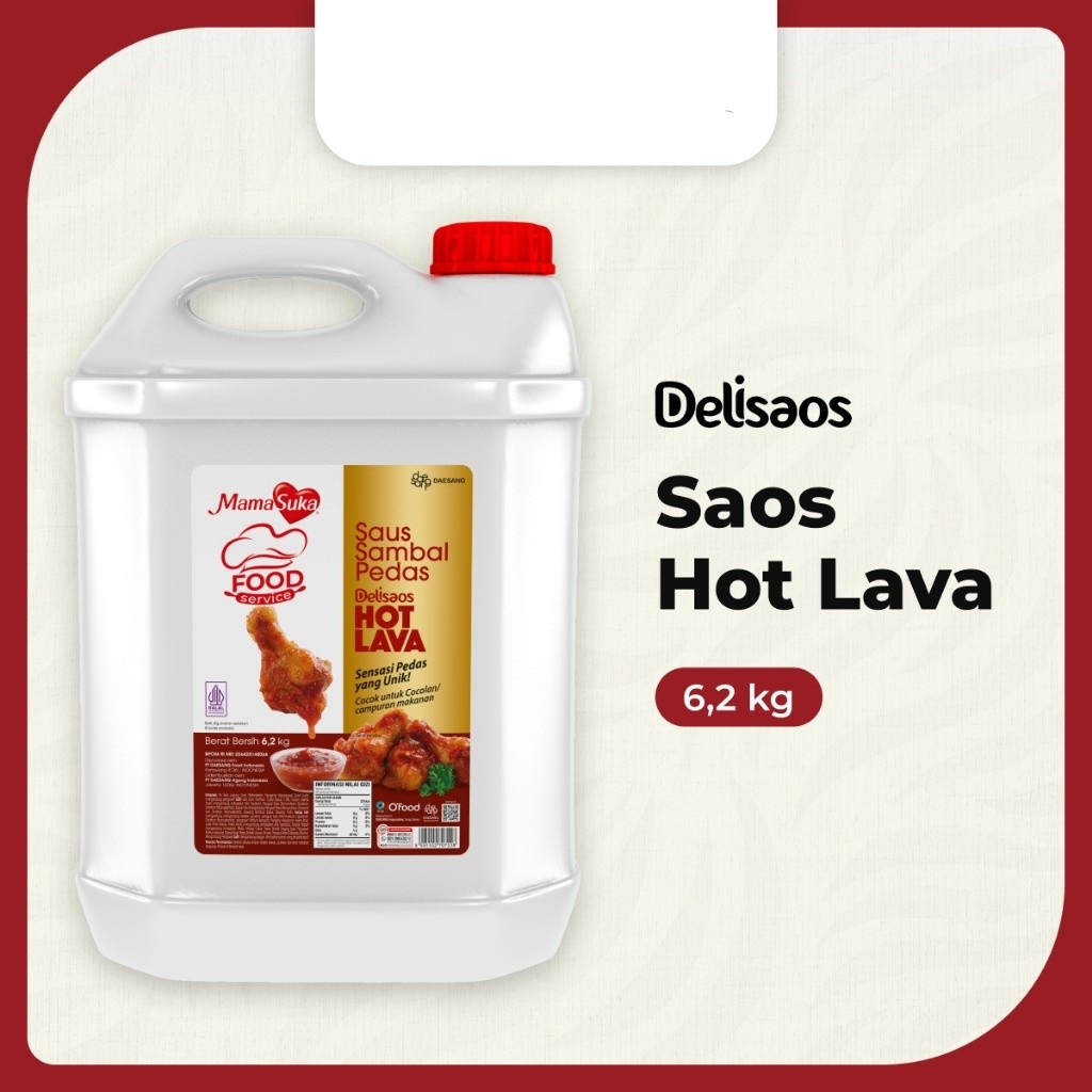 

JOSCELLY.ID MAMASUKA Delisaos Hot Lava 6,2 Kg