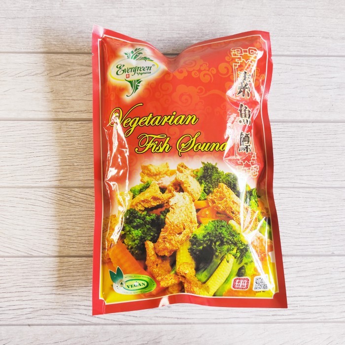 

✨TERLARIS -Evergreen Vegetarian Fish Sound Hu Phio Yu Piao Yi Phio 150g Vegan