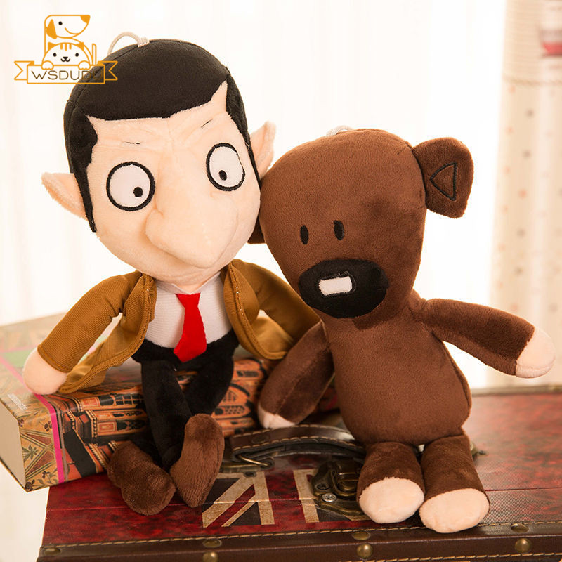 Fun Mr Bean Teddy Bear Plush Toy Comedy Cartoon Movie Figure Cute Animal Baby Stuffed Doll Mini Pill