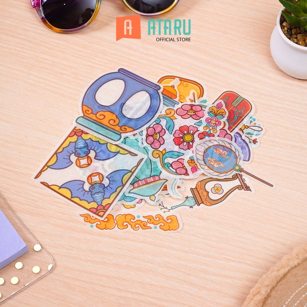 

Ataru Set Stiker Culture Series 4 Stiker Dekoratif Lucu Cute Stickers Deco Sticker Pack Journal Book