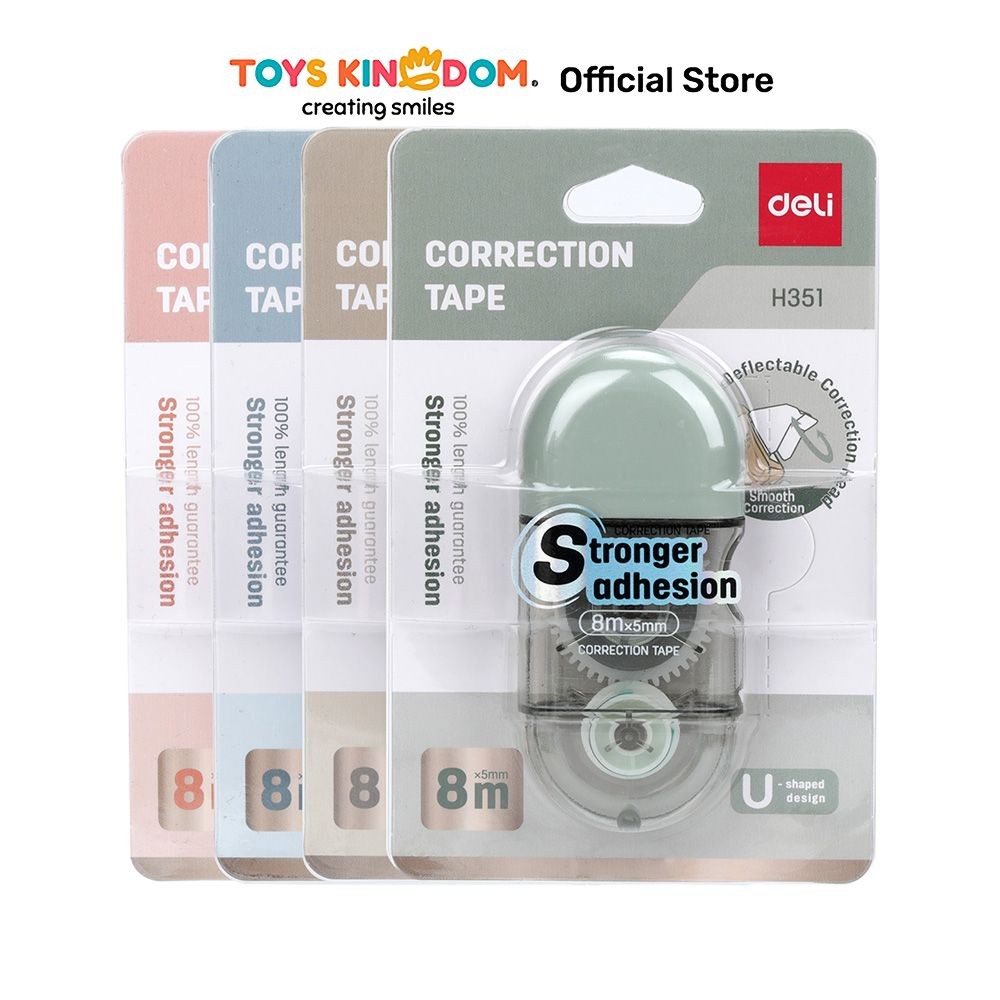 

Toys Kingdom Deli Correction Tape Eh351 Random Pita Koreksi Tip X Tip Eks Penghapus Pulpen Tip Ex Kertas Stationery Peralatan Tulis