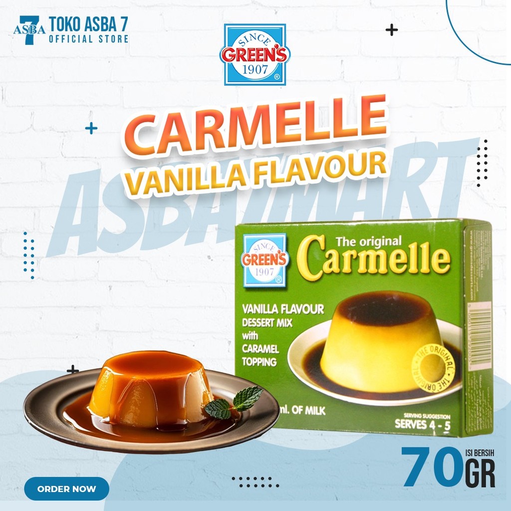 

GREENS CARMELLE VANILLA 70G