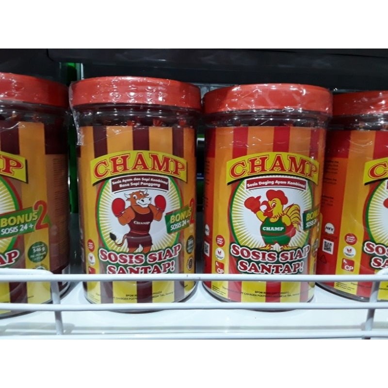 

Sosis Champ toples isi 24 bonus 2 pcs (siap makan)