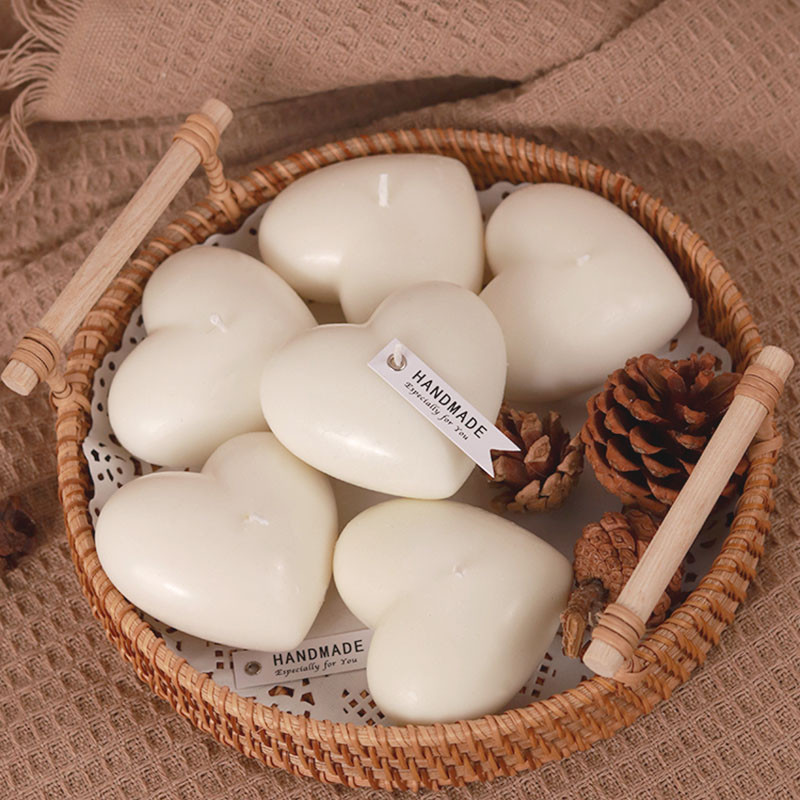 

Heart Shape Silicone Mold DIY Love Candle Aromatherapy Handmade Soap 3D Plaster Crystal Uv Epoxy Resin Candle Molds Home Decor