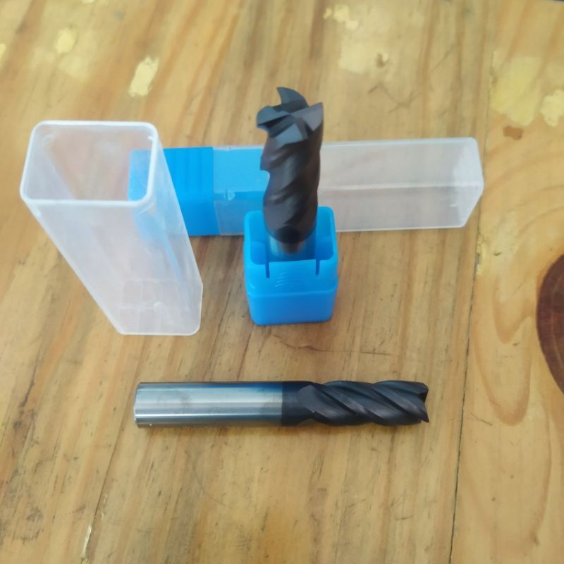 ENDMILL CARBIDE 12 4FLUTE ENDMILL 12MM CARBIDE PISAU MILLING CARBIDE 12MM BARU