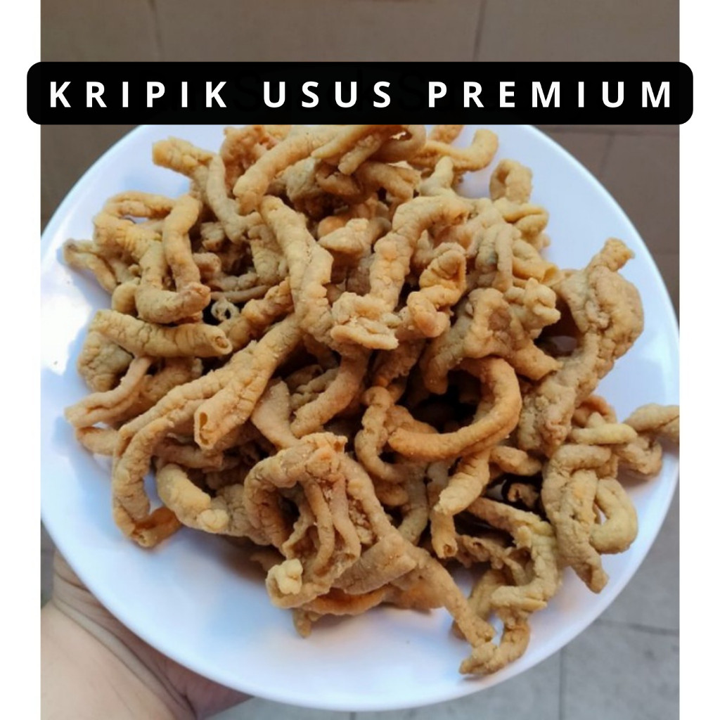 

TERMURAH Keripik Usus Ayam Original Asin Gurih Renyah 500gr