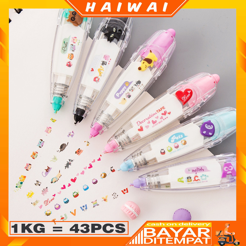 

HaiWai COD Correction Tape Decoration Bentuk Buah Lucu untuk Perlengkapan Sekolah / Decorative Tape / Tape Scrapbook / Tape Sticker STY16