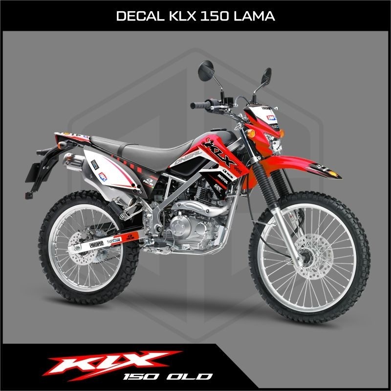 DECAL KLX 150 OLD / STRIPING KAWASAKI KLX 150 LAMA KARBURATOR / STIKER AKSESORIS MOTOR KLX 150 KARBU