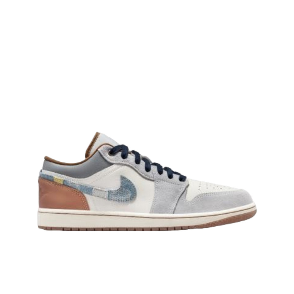 Asli & Ready Air Jordan 1 Low SE Phantom Denim Swoosh