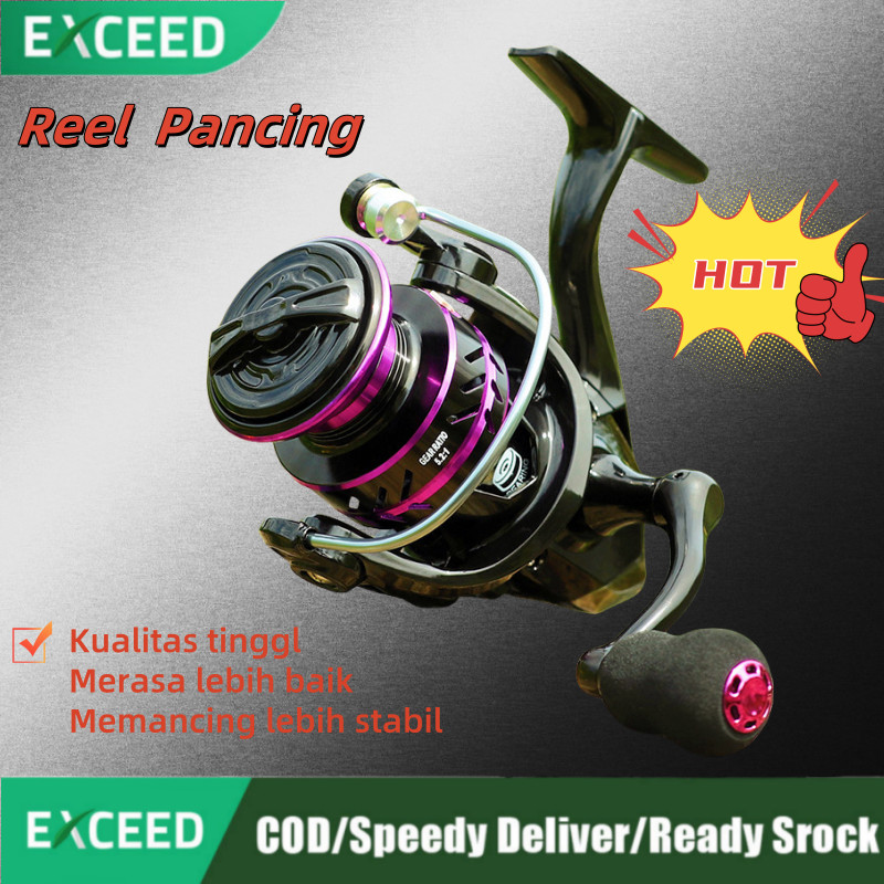 Reel Pancing HE 3000 Murah Kuat Power/ Reel Pancing Putar Rell Rill Pancing Katrol Kerekan Pancing F