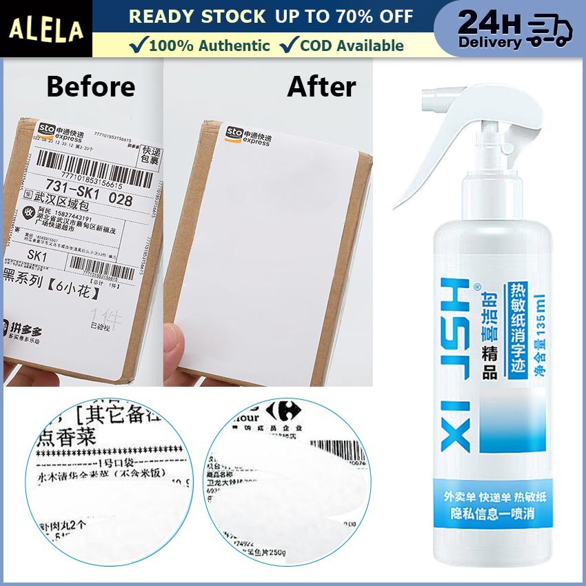 

Spray Remover Information Receipt Semprotan Penghapus Resi Paket Liquid Spray Hapus Kode Booking