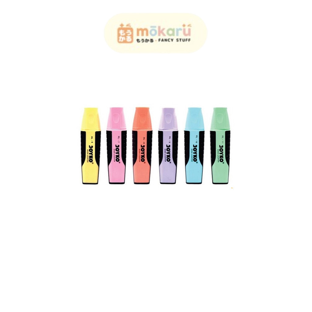 

Joyko Highlighter Pastel Color Unik Murah HL11 / Penanda Murah