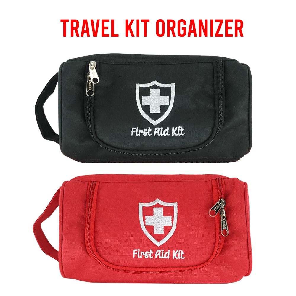 First Aid Kit TKO Travel Medical Kit Organizer Pouch Tas Medis kesehatan Tas Kesehatan P3K Siaga