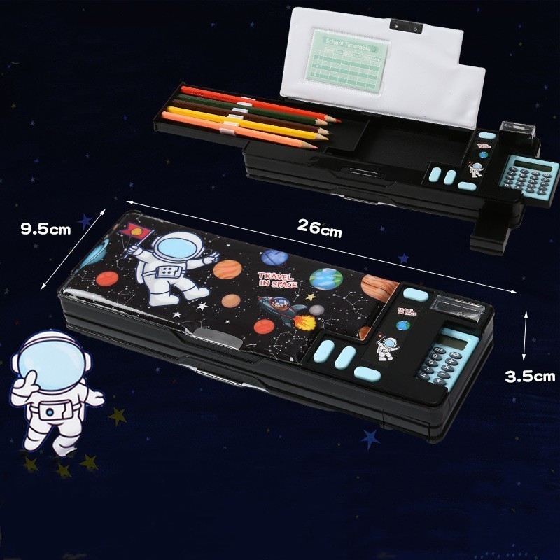 

Jual Produk [COD] Tempat pensil kalkulator pop out viral kotak pensil lucu tombol rautan ''