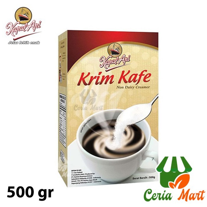 

Krimer Nabati Kapal Api Krim Kafe 500 gr - Non Dairy Creamer