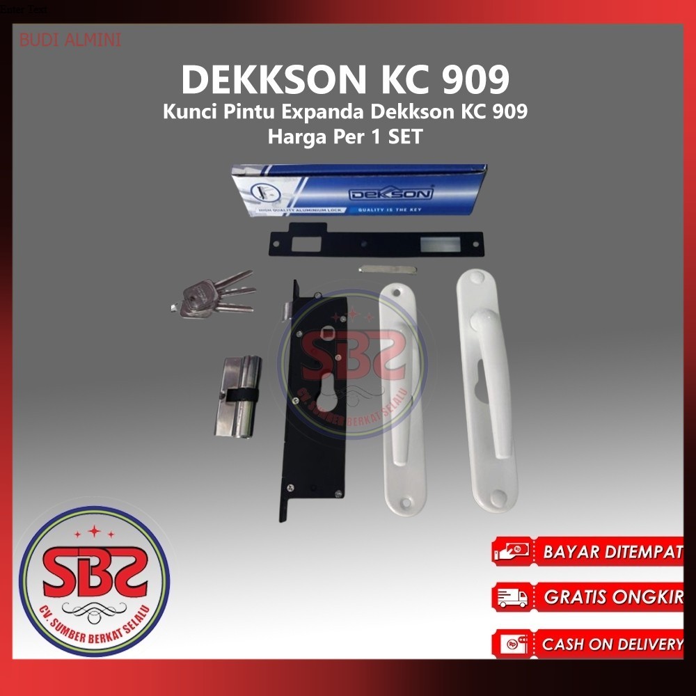 DEKSON DEKKSON KC909 Kunci Pintu Expanda Dekkson KC 909 White