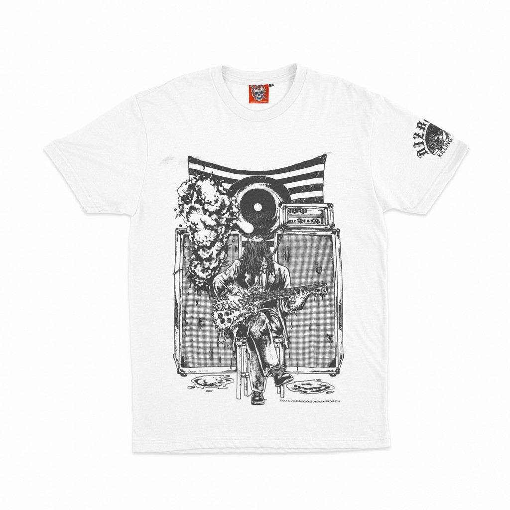 Tshirt Enola - Commit Death White