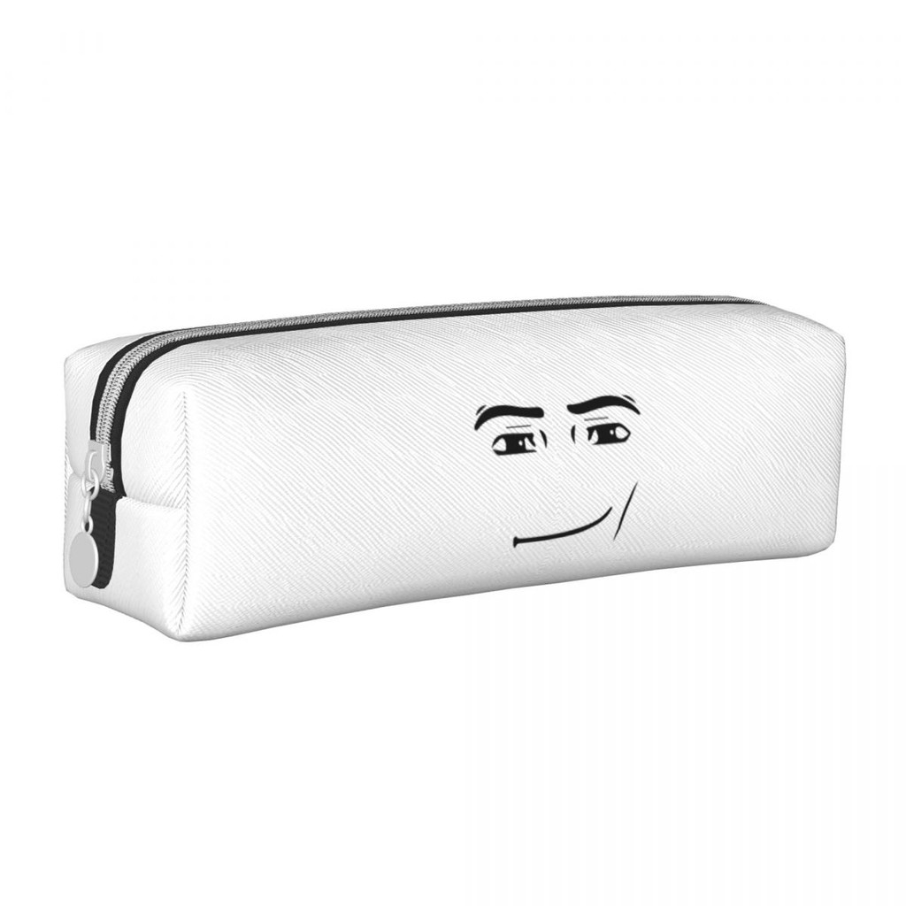 

Creative Man Face Pencil Case Robloxx Face Pencilcases Pen Box for Student Large Storage Bag School Supplies Gifts Accessories