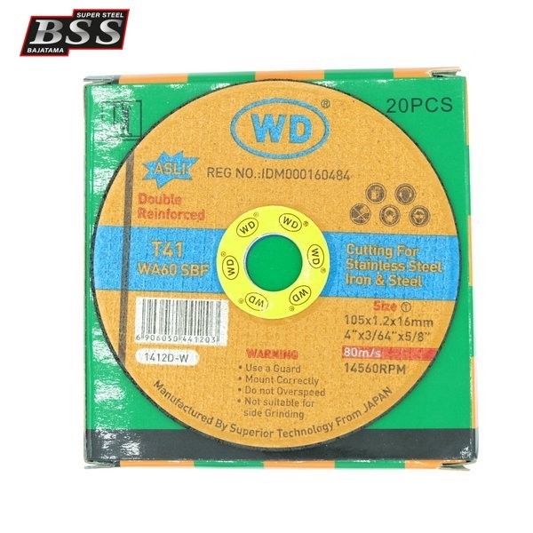 WD Gerinda potong 4" (4 inch) | Cutting WD 4" (4 inch)