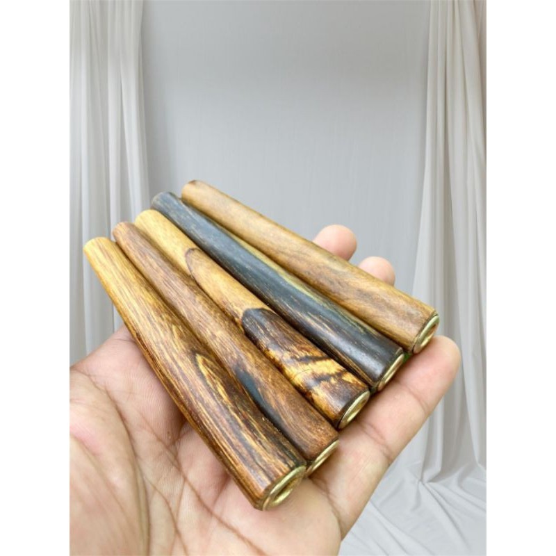 Once pipa kayu gaharu asli grade A+ aroma wangi super premium lubang multifungsi