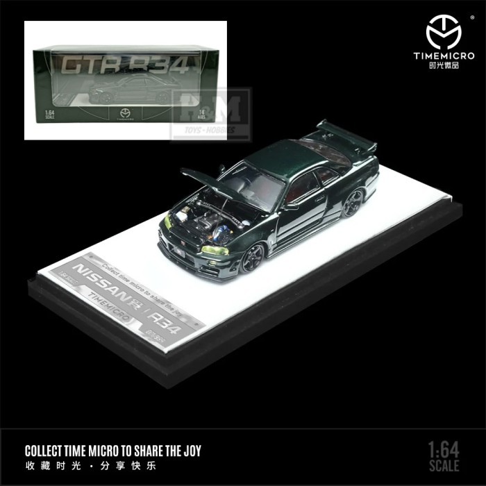 Time Micro Nissan GTR34 Z-tune (Dark Green)