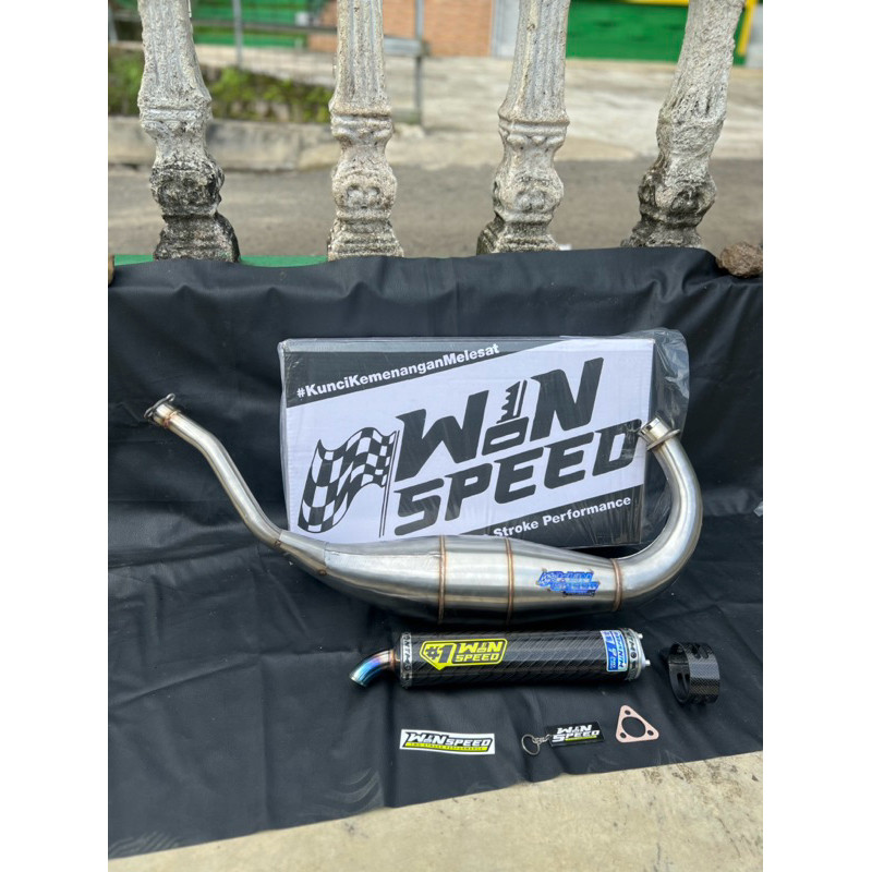 KNALPOT RACING NINJA R RR SS KOBRA MEDIUM MODEL PRES C LANDAI STANLIS