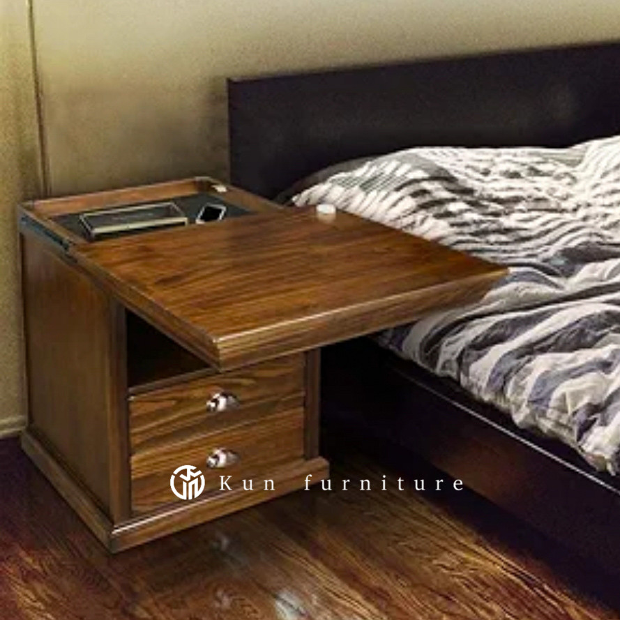 nakas jati minimalis modern bedside table | Kun furniture