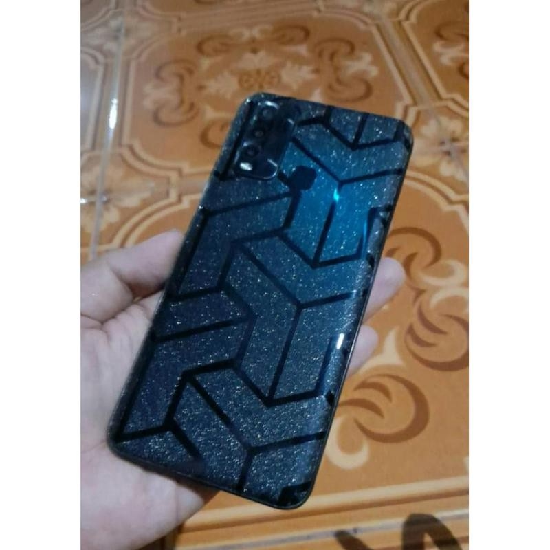 Garskin Glitter Transformer Transparan Anti Gores Backdoor Xiaomi Redmi 12C 12 Lite Mi 8 Mi 9T Pro M