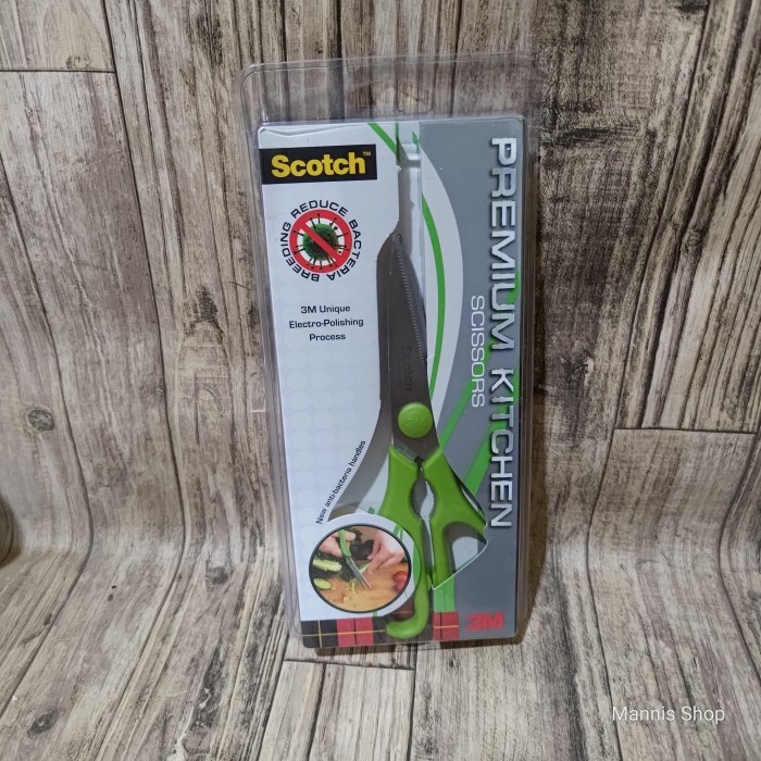 

3m scotch stainless scissors - gunting dapur premium 8 inch KS-AB