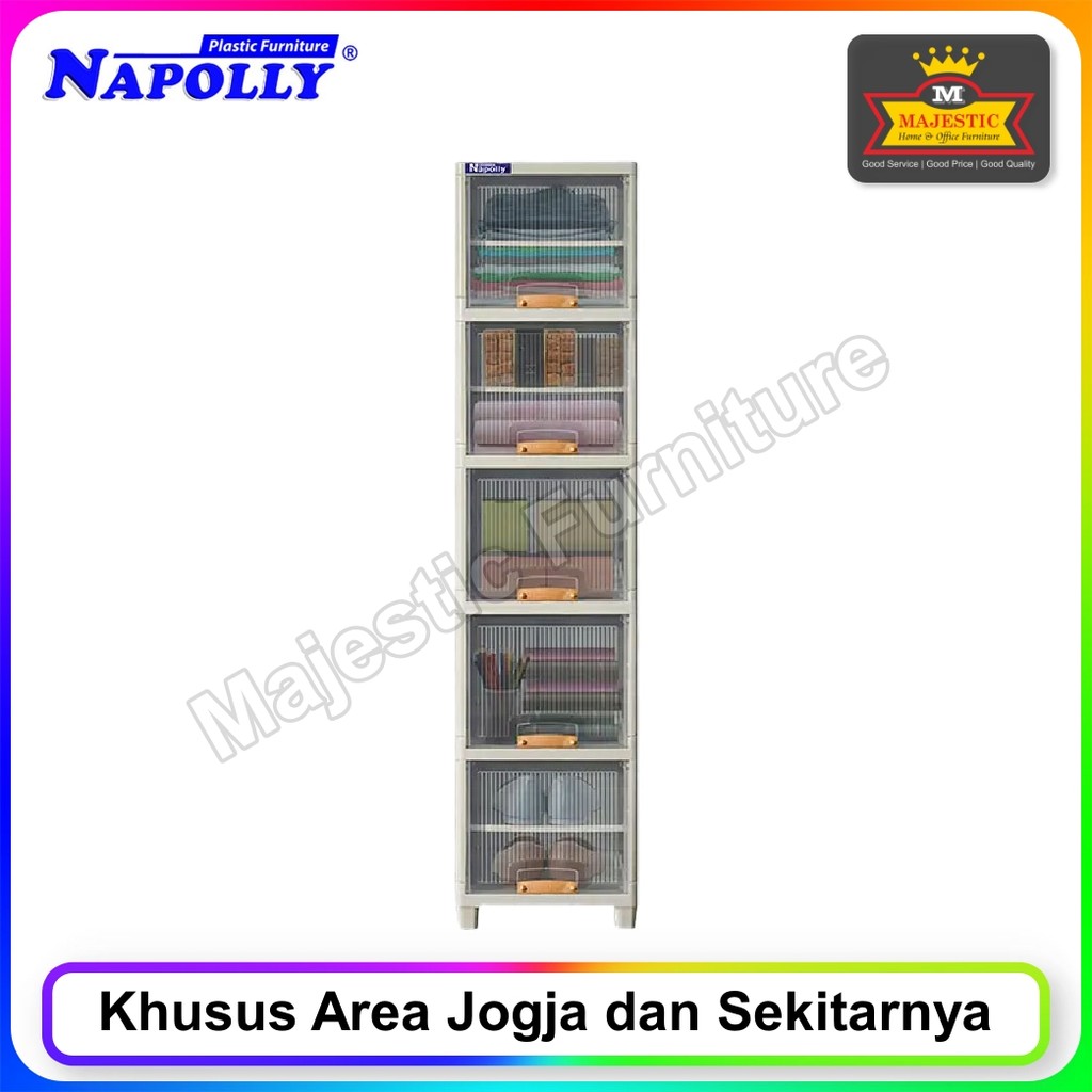 Lemari Plastik Napolly LBP 1508 (Jogja)