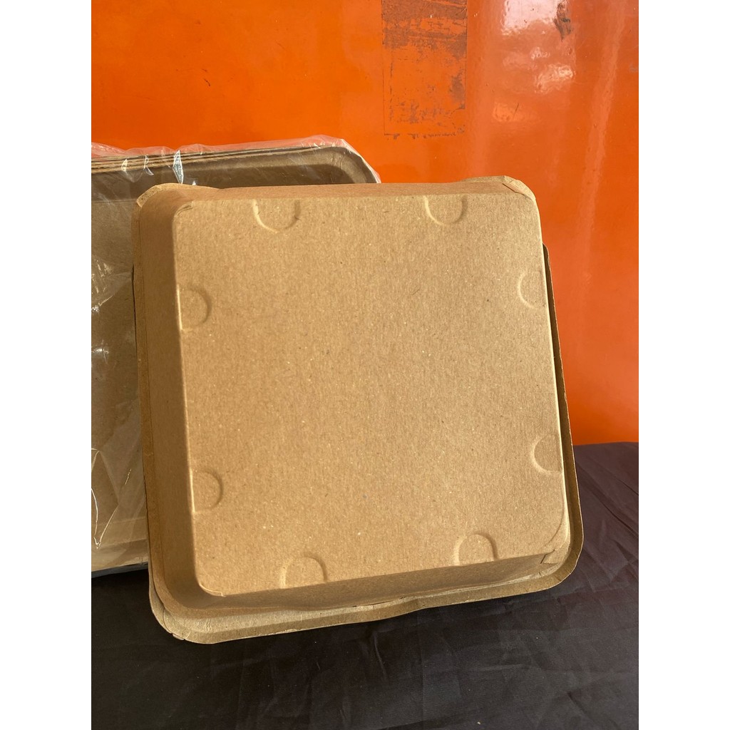 Meal Box Kraft Lem DPS Polos Ukuran L