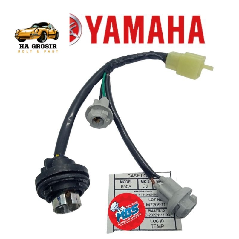 GROSIR SOKET FITING RUMAH LAMPU STOP BELAKANG DAN SEIN 1 SET YAMAHA MIO SPORTY MIO SMAIL NOVO ORI